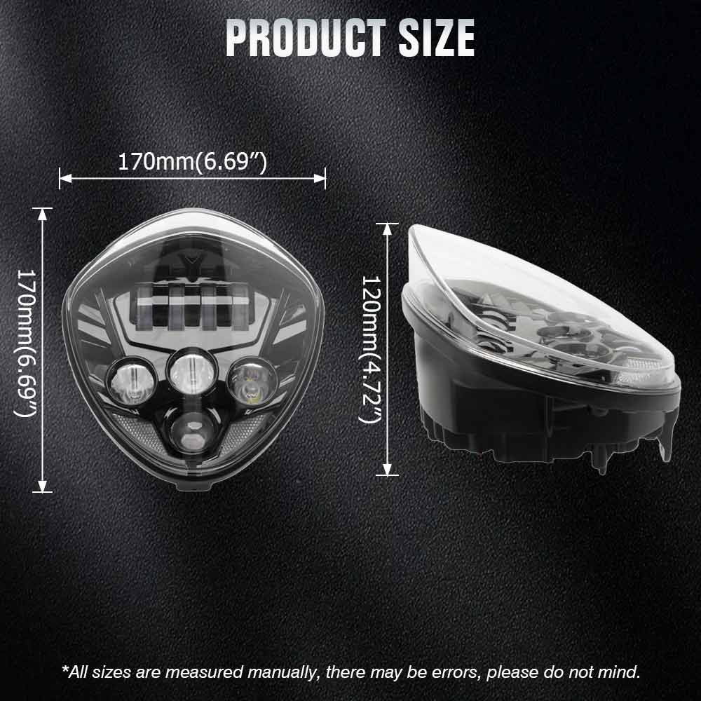 Faro delantero para motociclet - Crossfit Victory reseña y precio
