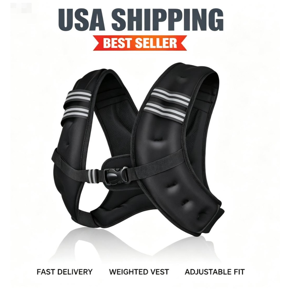 Chaleco con peso para fitness, - Crossfit Vest reseña y precio