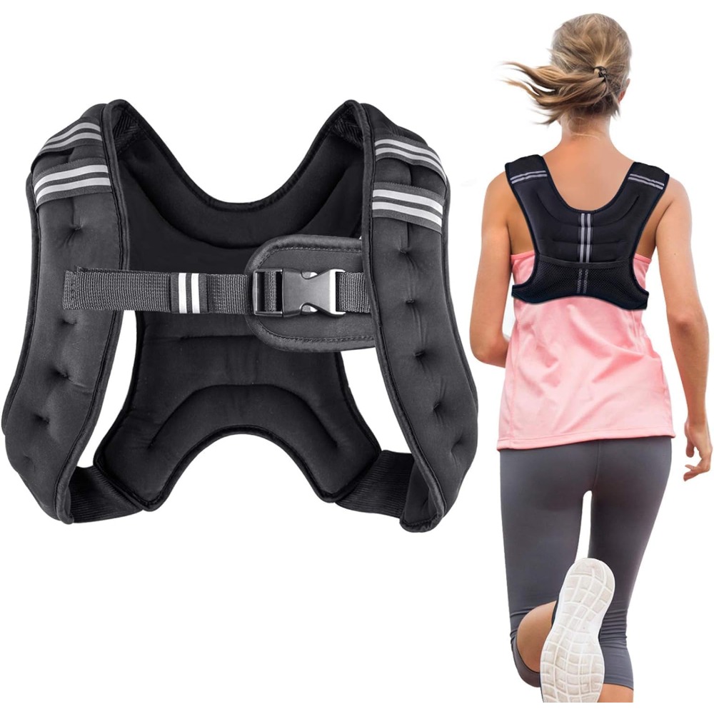 Chaleco con peso para fitness, - Crossfit Vest reseña y precio