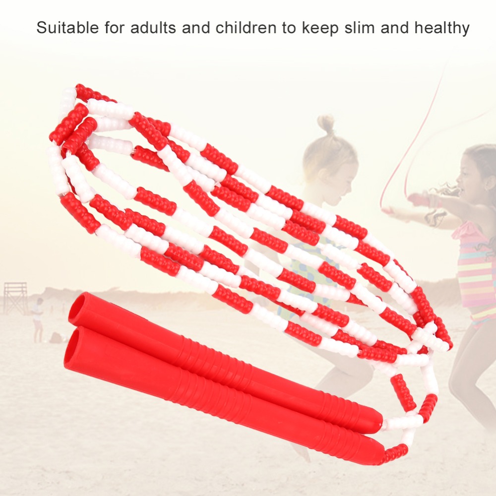 Cuerda para saltar con cuentas - Skipping Rope Pvc reseña y precio